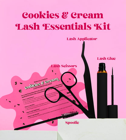 Cookies & Cream Lash Essentials Kit