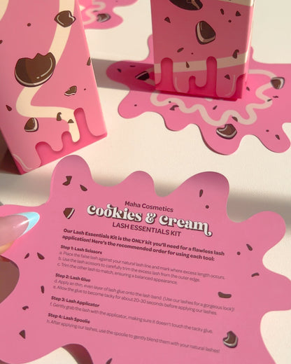 Cookies & Cream Lash Essentials Kit